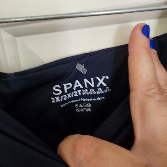 Spanx Navy Swim Bottoms Size 2x Beach Pool Summer Vacation High Rise Brief NWT - Picture 7 of 12